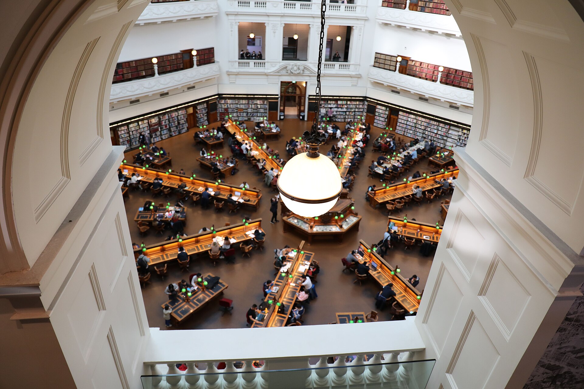 La Trobe Reading Room viewed through archway State Library Victoria.jpg
